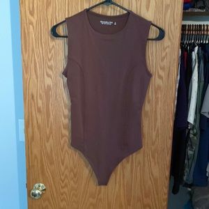 Abercrombie and Fitch Brown body suit